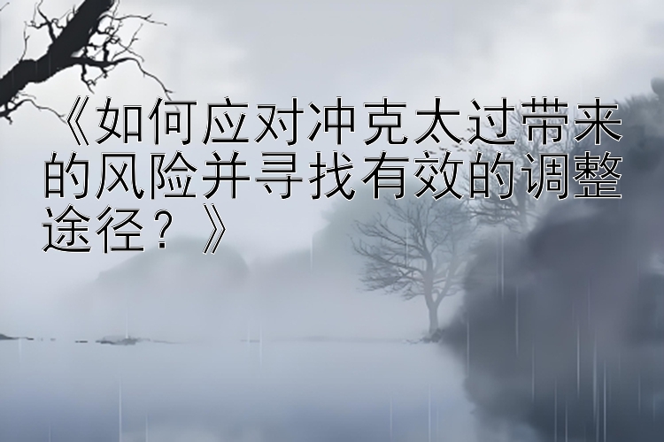 《如何应对冲克太过带来的风险并寻找有效的调整途径？》